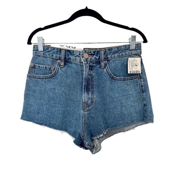 BDG Cheeky Super High Rise Denim Shorts - Picture 2 of 10